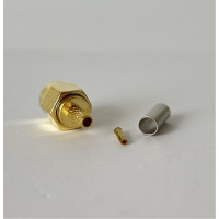 Разъем RP-SMA-Male на кабель RG174 под обжим