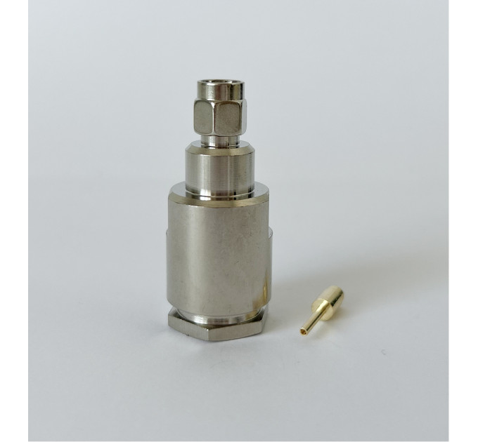 Разъем RP-SMA-Male на кабель RG-213 под пайку