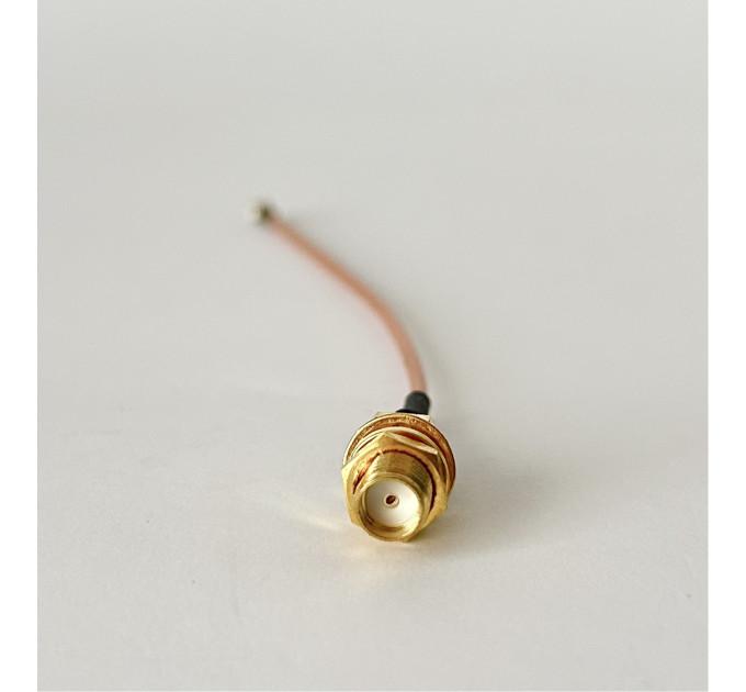 Пигтейл SMA-Female - U.FL ВЧ кабель переходник RG178 10 см
