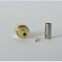 Разъем SMA-Male на кабель RG174 под обжим