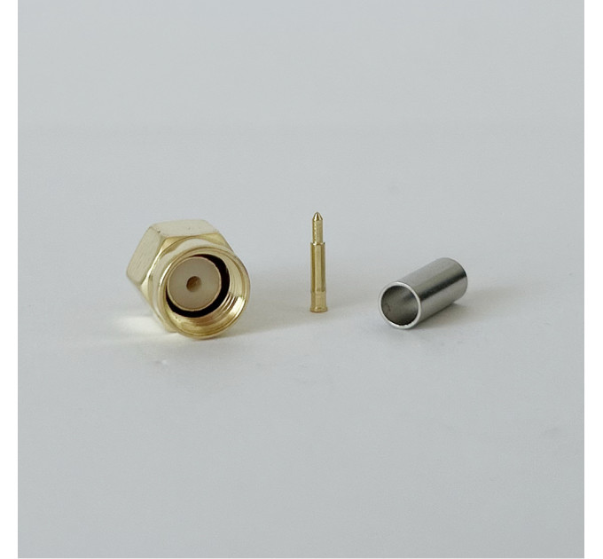 Разъем SMA-Male на кабель RG174 под обжим