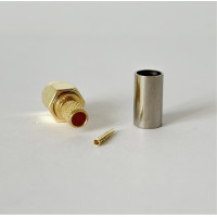 Разъем SMA-Male на кабель RG223 под обжим