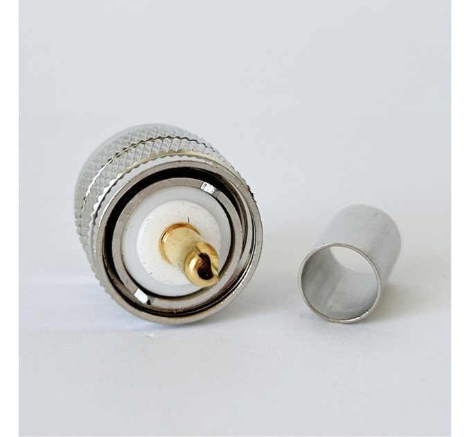 Разъем UHF-male (PL259) на кабель 5D-FB