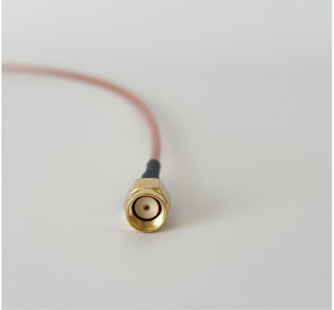Пигтейл RP-SMA Male - SMA Female на кабель RG-316, 30 см